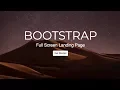 Bootstrap Full Screen Landing Page - Responsive