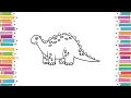Dinosaur Coloring Pages Educational s for Kids