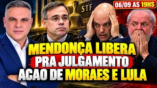 URGENTE - MENDONÇA LIBERA AÇÃO CONTRA LULA E MORAES AO MESMO TEMPO