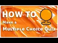 How to Create a Multiple Choice Quiz on Sporcle