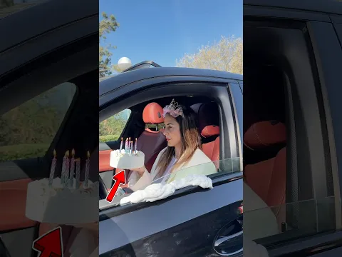 Why You Shouldn't Celebrate Birthdays in a Car 🚗🎂 #shorts