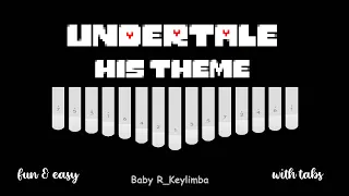 UNDERTALE OST - His Theme Keylimba cover