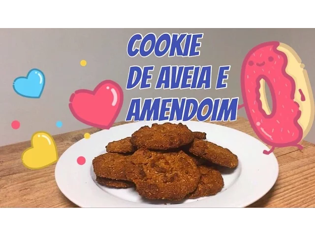 COOKIE DE AVEIA E AMENDOIM (RECEITAS QUE DÃO CERTO)