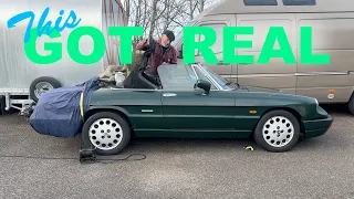 Trying to get a neglected Alfa running and things escalated quickly | Alfa Romeo