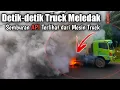 Download Lagu MENGERIKAN Sekali❗ Detik-detik Truck MELEDAK Keluar API