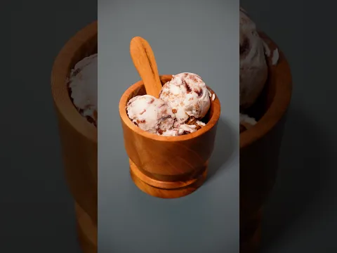 I made mulberry tree ice cream #shorts #trees #icecream