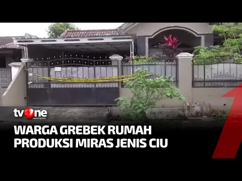 Sebuah Rumah Produksi Miras di Bekasi Digerebek, Warga Kerap Mencium Bau Menyengat