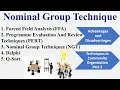 Nominal Group Technique Skills in Community Practice Part 3 NGT FFA PERT Delphi Q Sort