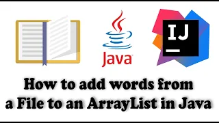 How to Add Words from a file to an ArrayList in Java