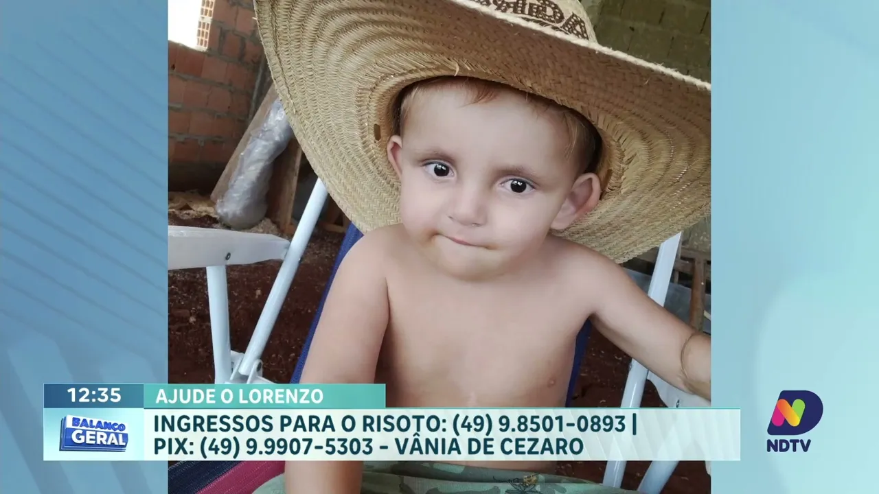 Menino de 3 anos precisa de ajuda após transplante de fígado em Chapecó