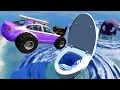 Download Lagu BeamNG Drive Fun Madness #150 Destroy All Cars With Giant Toilet-Random Vehicles Crashes Compilation