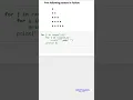 Print the given pattern in python python for beginners