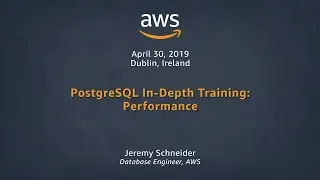 PostgreSQL In-Depth Training Performance Part 2