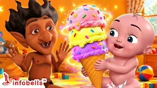 Chinna Papa Em Kavali - చిన్ని పాపకు ఏం కావాలి | Magic Bhootham | Telugu Rhymes for kids | Infobells