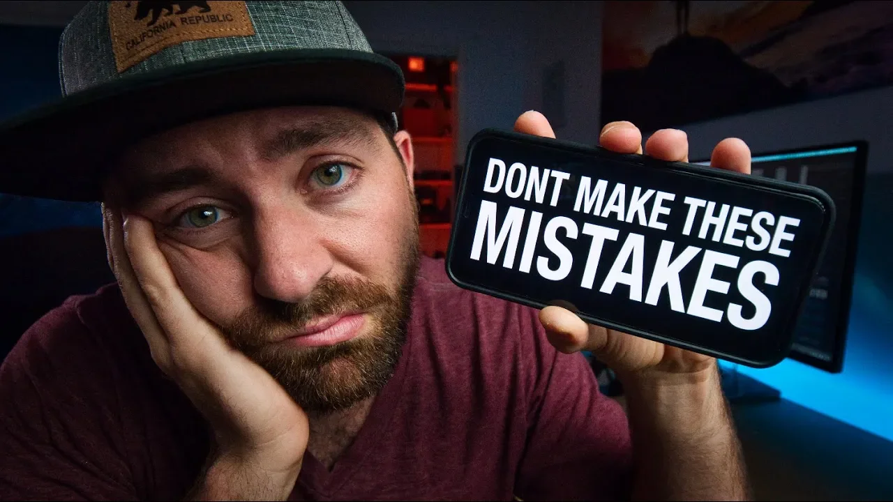 Top 20 MISTAKES New YOUTUBERS Make