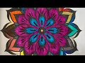 Relaxing Mandala Colouring Satisfying Adult Colouring Book Calm Stress Relief