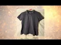 Croft Barrow Womens Small Classic Polo Shirt Top Navy Blue Short Sleeves