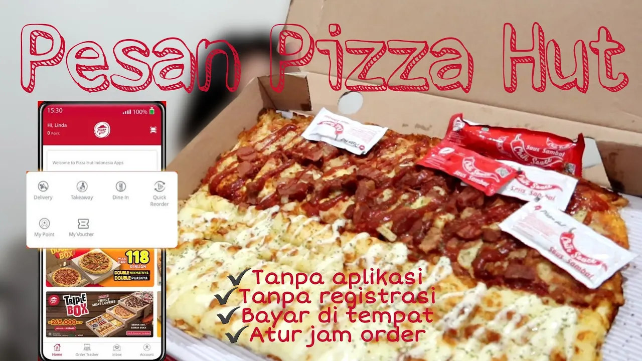 CARA PESAN PIZZA DI APLIKASI PIZZA HUT | BANYAK PROMONYA