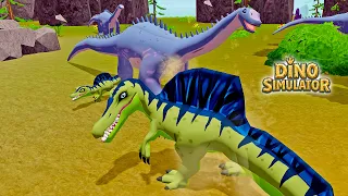 Spinosaurus Hunt, Eat, Hatch Eggs, Repeat! | Dino Simulator Game #4