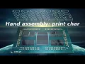Assembling assembly program to x86 machine codes by hands Hand assembly instruction handout