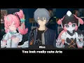 Lagu Wise calls Aria's robot form Cute making her flustered | Cutscene | Zenless Zone Zero 2.6