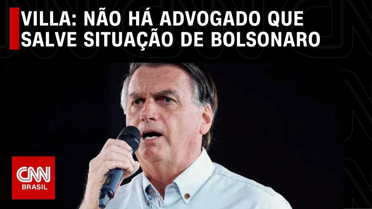 Villa: Não há advogado que salve situação de Bolsonaro | CNN NOVO DIA