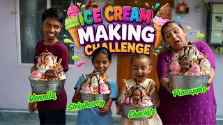 Ice Cream Challenge | இப்படி எல்லாம் Ice Cream செய்வாங்கன்னு நினச்சு கூட பாக்கல !!  Mrs.Abi Time.