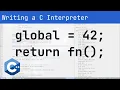 Global Variables return Function Calls - Writing a C interpreter