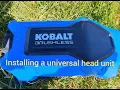 installed a universal head unit on a Kobalt 80 V weed trimmer it will work