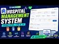 Hospital Management System Using HTML CSS JavaScript Complete Frontend Project Tutorial