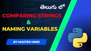 Comparing strings and Naming variables in Python