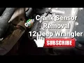 How to Remove a Crankshaft position sensor 2012 Jeep Wrangler
