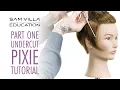 PART ONE - Undercut Pixie Haircut Tutorial