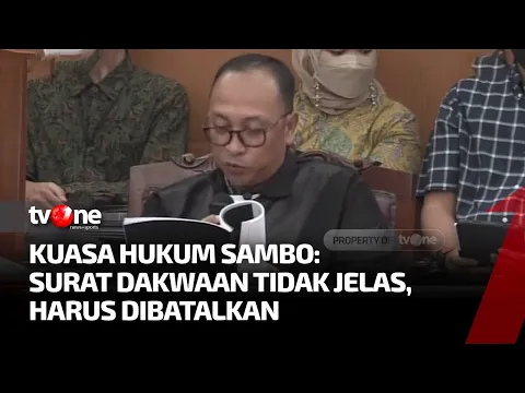 Isi Surat Dakwaan Dianggap Asumsi dan Diminta Dihapus