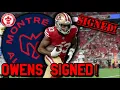 Montreal Alouettes Sign Terique Owens to a 2-Year Contract