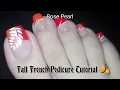 Fall Pedicure Nail Art - Autumn Leaves Toe Nail Art Tutorial
