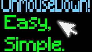 Unity C OnMouseDown Tutorial