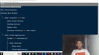 GUI FLOW CHART IN PYTHON