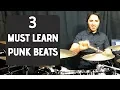 Download Lagu 3 Punk Rock Beats Every Drummer Must Know - Drum Lesson