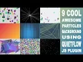 quietFlow js - 9 Cool and attractive background particles for your website