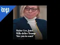 Maine Gov Janet Mills defies Trump See you in court