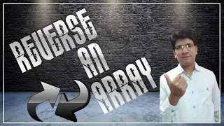 Reverse an array C program to reverse an array
