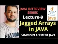 Jagged Arrays Arrays in Java for Interviews Part-2 Java Interview Series