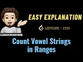Count Vowel Strings in Ranges Simple Thought Process Leetcode 2559 codestorywithMIK