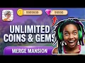 Merge Mansion Hack How to Get 900K Free Gems and Coins Free Energy iOS Android