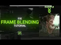 fix FRAME BLENDING GLITCH problem in 1 minute - after effects tutorial