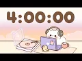 4 Hour Timer 4 Hr Study Timer for Classroom Focus