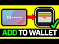 How To Add Message Envy Gift Card To Apple Wallet 2026 - Full Guide