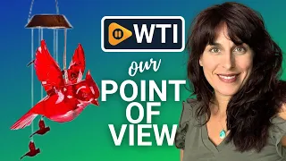 Milcraft Solar Red Bird Wind Chimes Our Point Of View