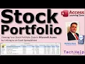 Viewing Your Stock Portfolio Data in Microsoft Access by Linking to an Excel Spreadsheet